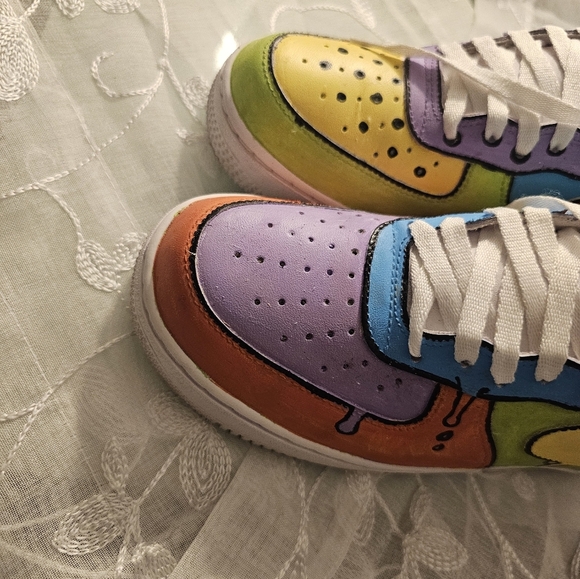 Mens Custom drip  Air Force 1 size 7.5 - Picture 7 of 16